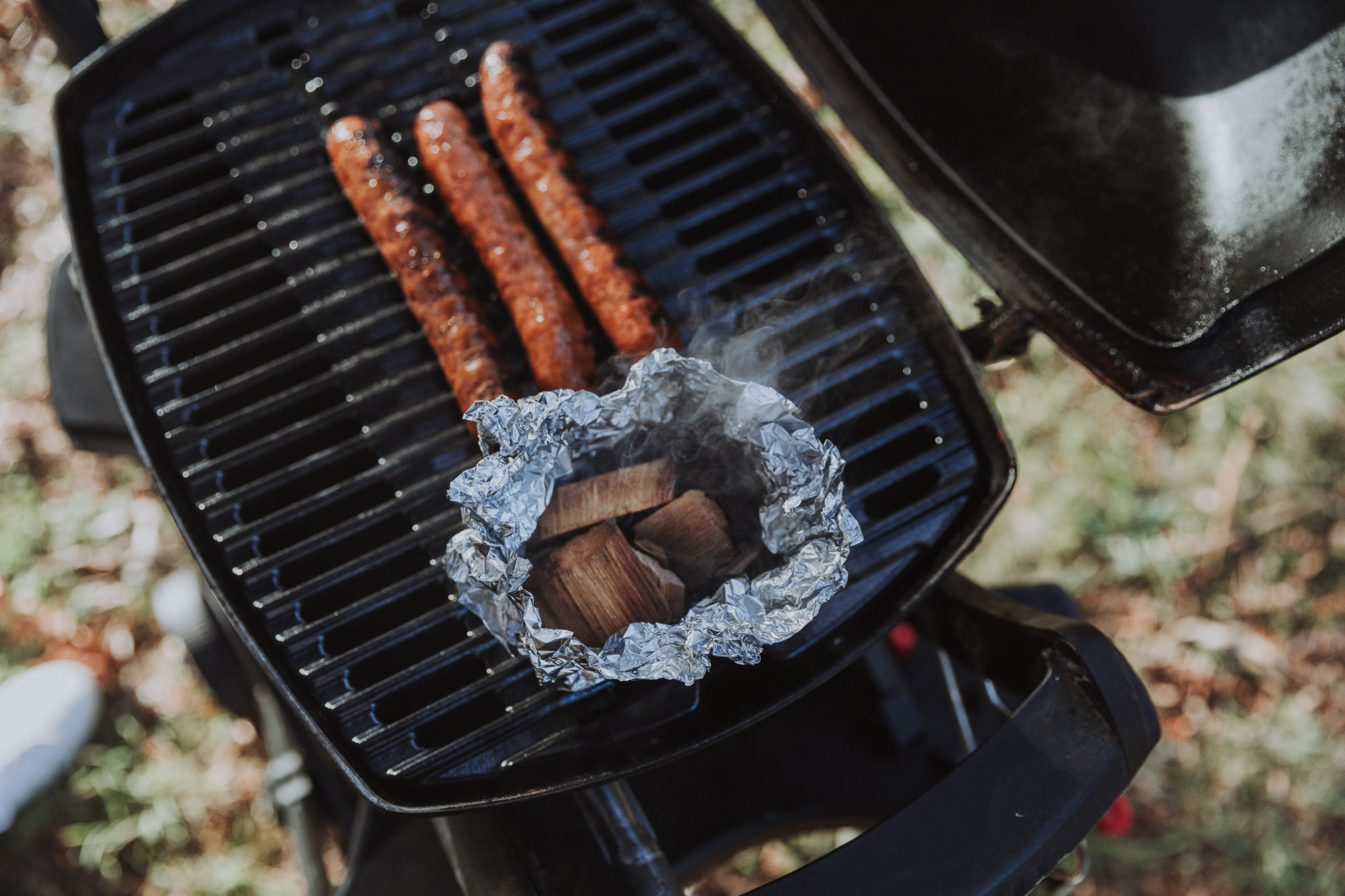 Can I use Hickory smoking chips on a gas barbecue?